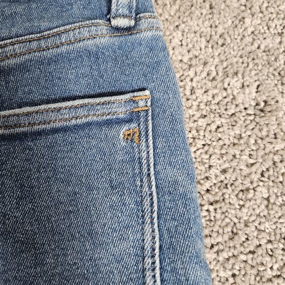 Madewell Jeans Womens 26 Blue Stovepipe Ditmas Wash Straight Stretch Normcore - Picture 9 of 16